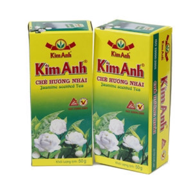 Hộp Trà Túi Lọc Hương Nhài &amp; Sen Kim Anh 50gr