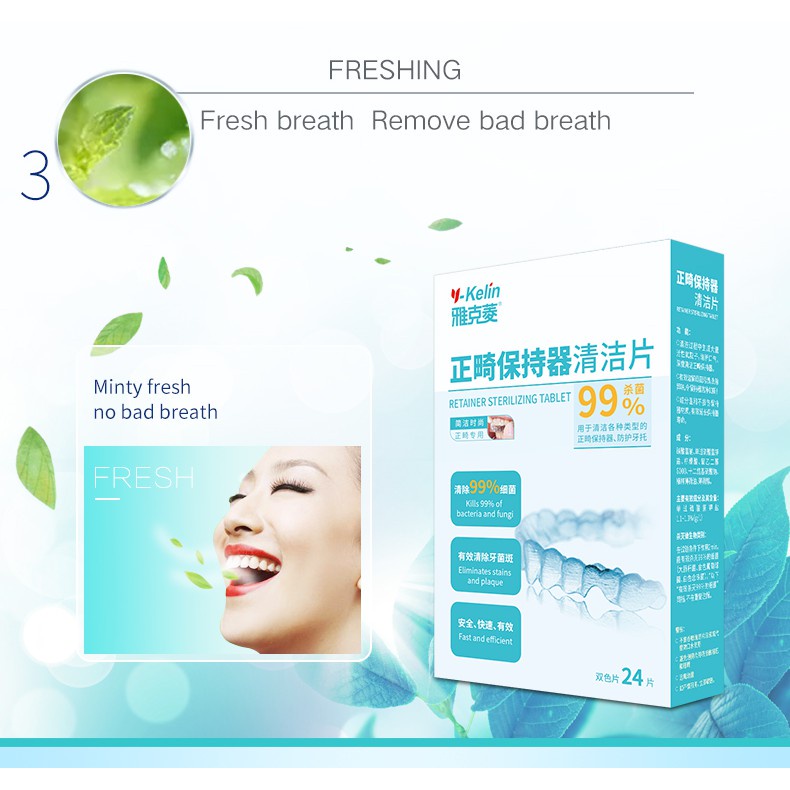 Set 3 Túi 90 tabs Y-Keelin Dạng Viên Nén Làm Sạch Da