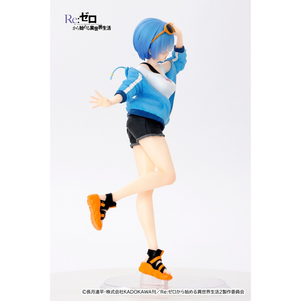 Mô Hình Figure Nhân Vật Anime Re:Zero - Rem Sporty summer, Mùa hè năng động, TAITO Precious Figure, chính hãng Nhật Bản