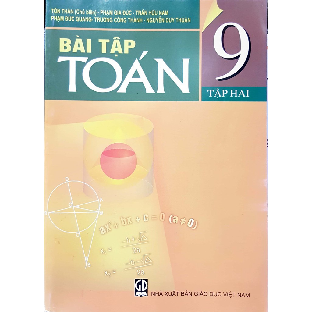 Sách - Bài tập Toán 9 tập hai - 9786040184498