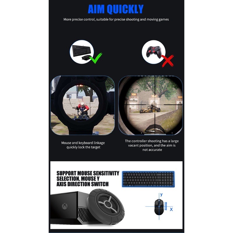 Bộ Chuyển Đổi Chuột Máy Tính Cho Switch / / for PS3 / XB ONE