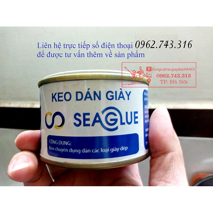 Cách dùng Keo dán đa năng giày dép seaglue 100ml siêu dính