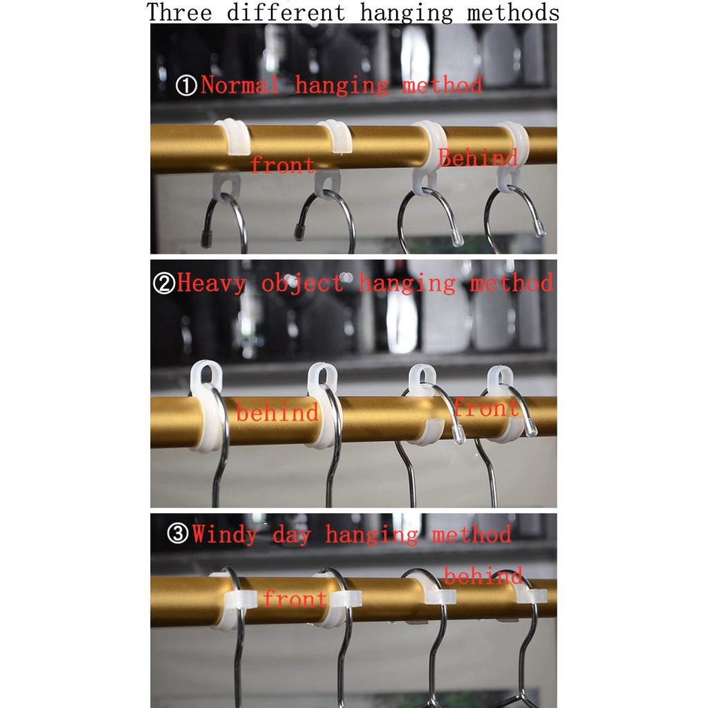 Set 6 Móc Phơi Quần Áo Chống Trượt Tiện Lợi