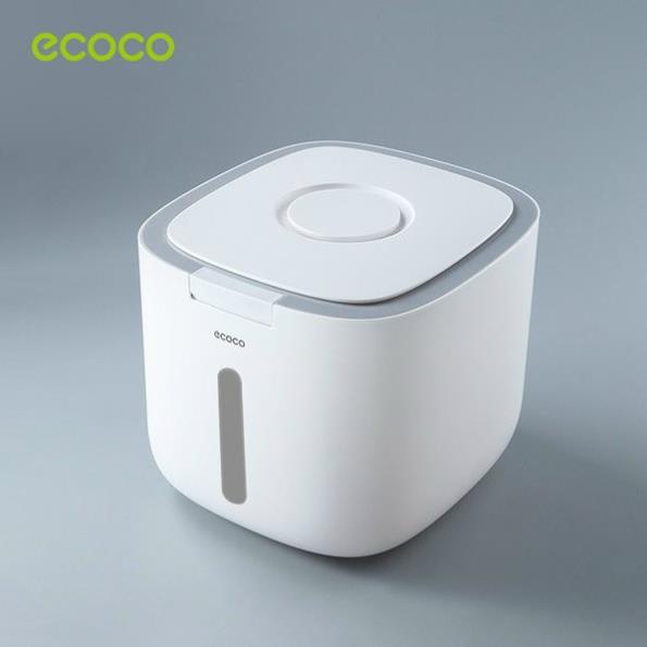 Thùng đựng gạo 5kg Ecoco cao cấp nắp đậy thông minh, chống ẩm mốc, côn trùng, nhựa ABS an toàn ( tuyển khách sỉ)