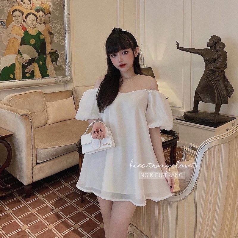 ÁO TRỄ VAI TƠ BỒNG [LILY TOP]