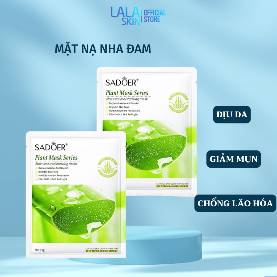 [N128] Mặt nạ nha đam FREESHIP Nạ nha lô hội Chelica cao cấp, cấp ẩm chống lão hóa da hàng chuẩn