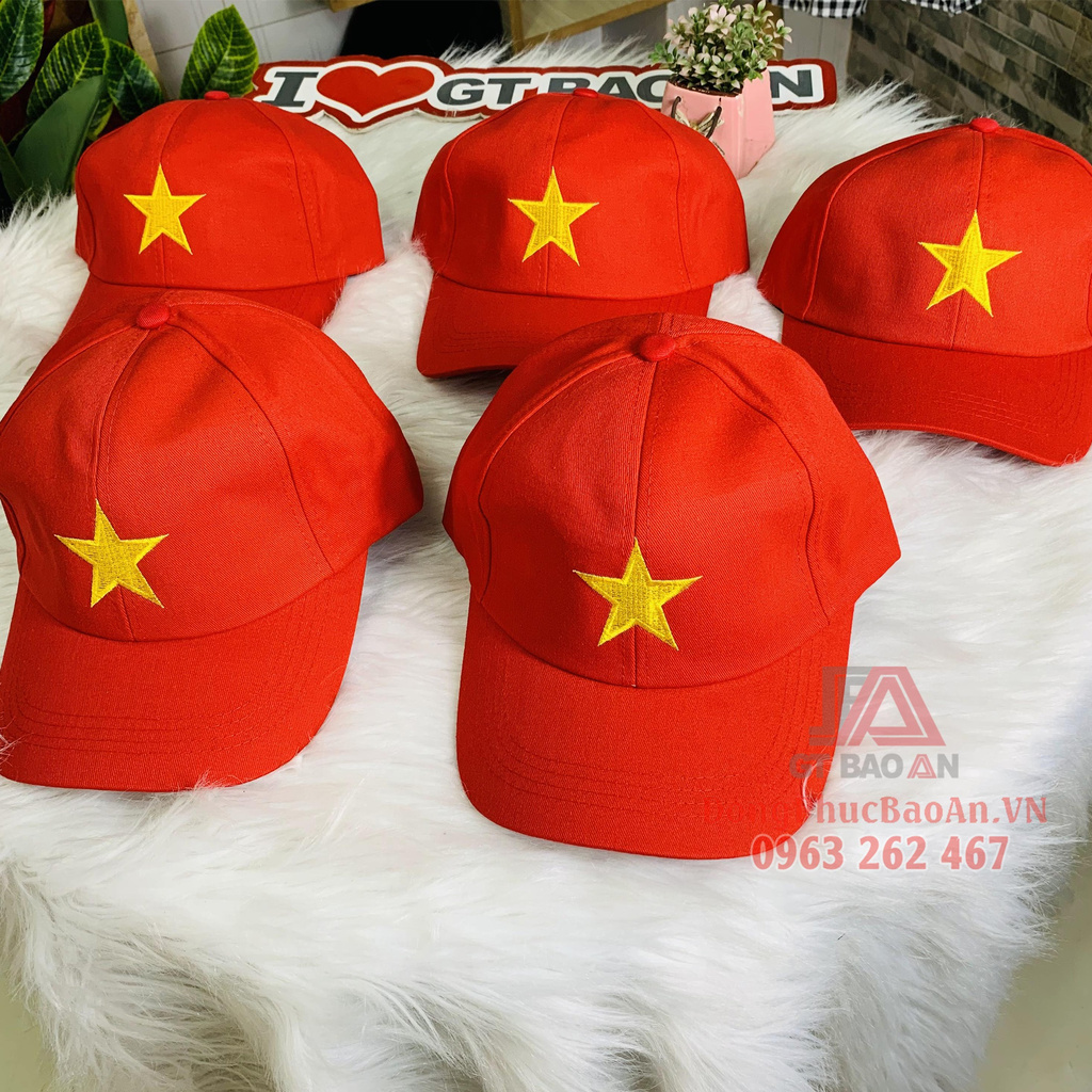 Nón Cờ Đỏ Sao Vàng - Mũ Nón Kết Đồng Phục Thời Trang Trơn Đủ Màu ĐẸP