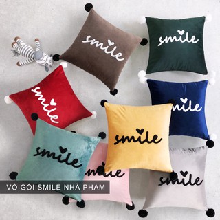 Vỏ Gối Sofa Trang Trí SMILE PHAM (45cmx45cm)