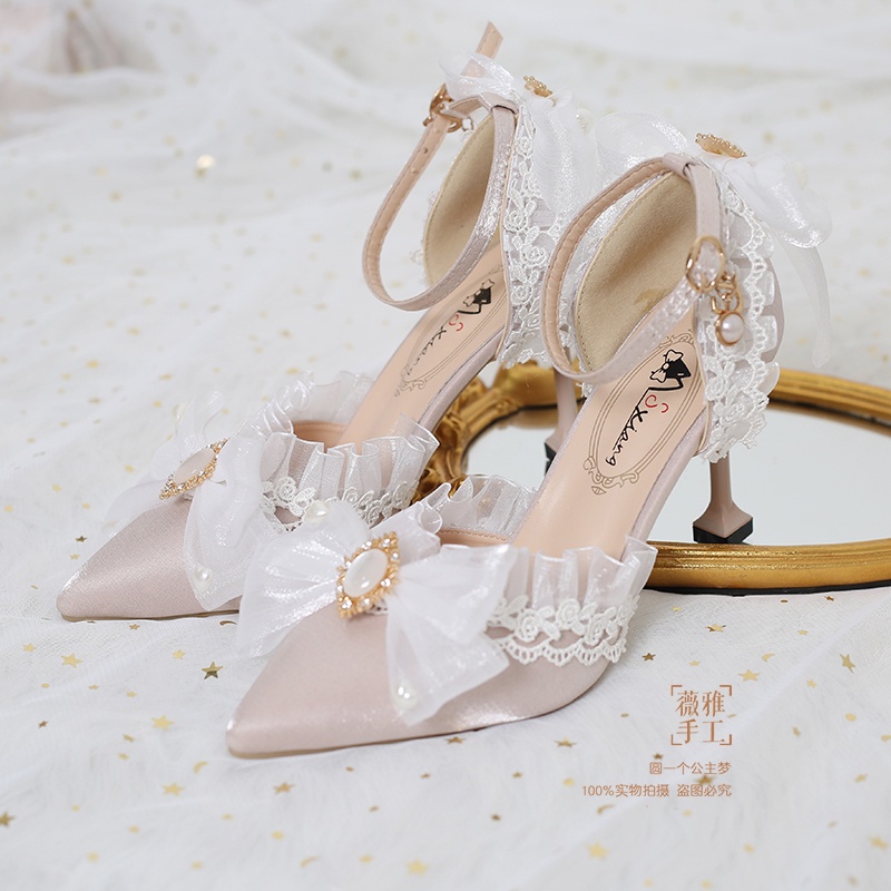 GIÀY CAO GÓT MŨI NHỌN LOLITA  4595