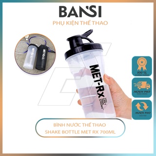 Bình lắc tập gym bình nước thể thao Shake bottle Met RX 700ml