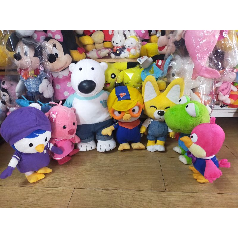 Set gấu bông Pororo và các bạn, chi tiết như hình, có lẻ 😘