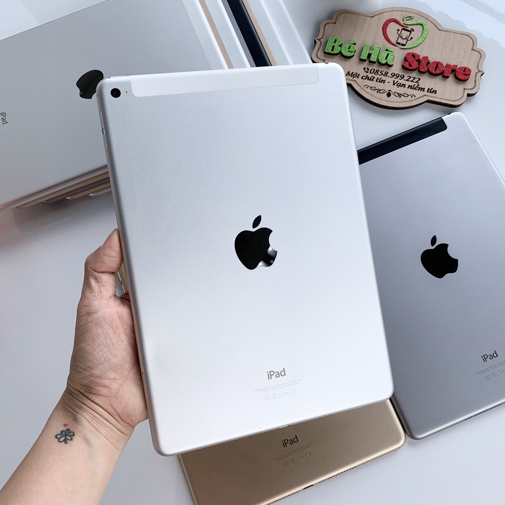 Máy Tính Bảng iPad Air 2 (4G + Wifi) 32Gb- Zin Đẹp 99% - Ram 2Gb / Có vân tay [Tặng Ốp Lưng Xịn] | BigBuy360 - bigbuy360.vn