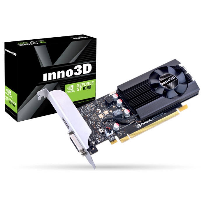 Card màn hình INNO3D GT 1030 2GB GDDR5 LP (Fan Version) - Bảo hành 36 Tháng