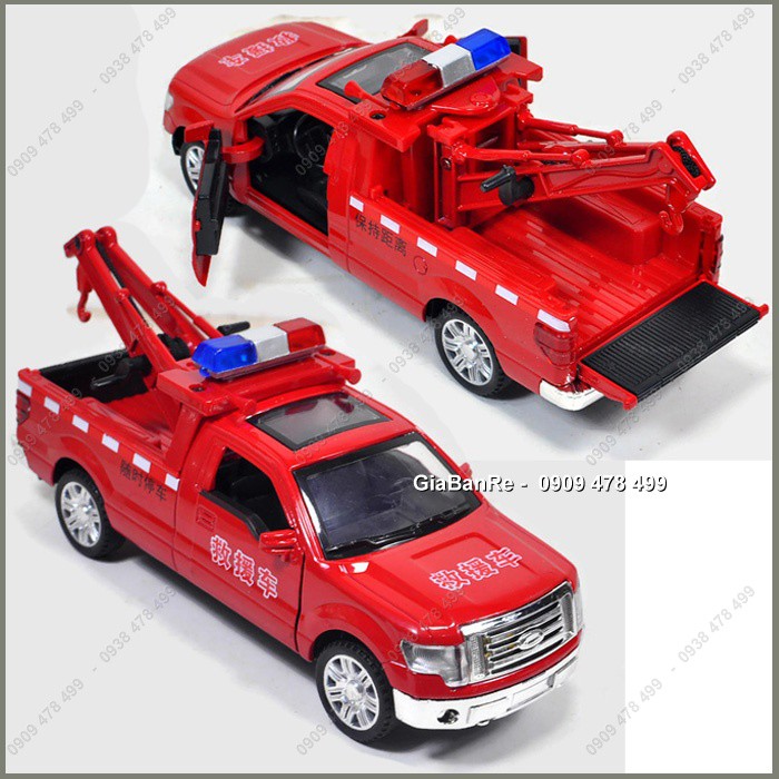 Xe Mô Hình Bán Tải Classic Ford F150 2009 Cứu Hộ Có Cần Cẩu - Tỉ Lệ 1:32 - 9710.2