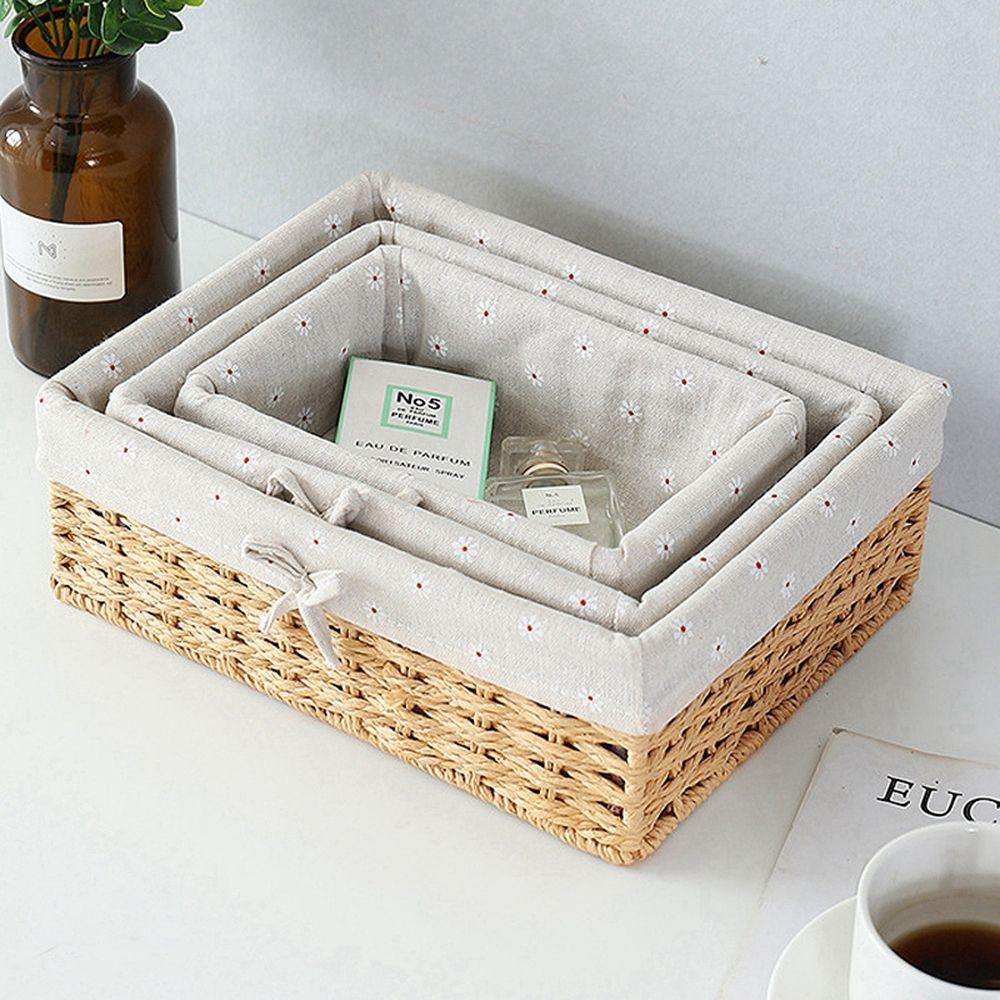 Giỏ Dệt Đựng Đồ Ăn Vặt Để Bàn Đa Năng
