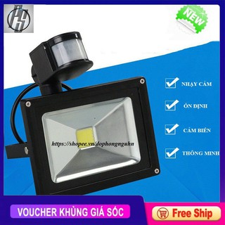Đèn Pha LED Cảm Ứng 10W, 20W