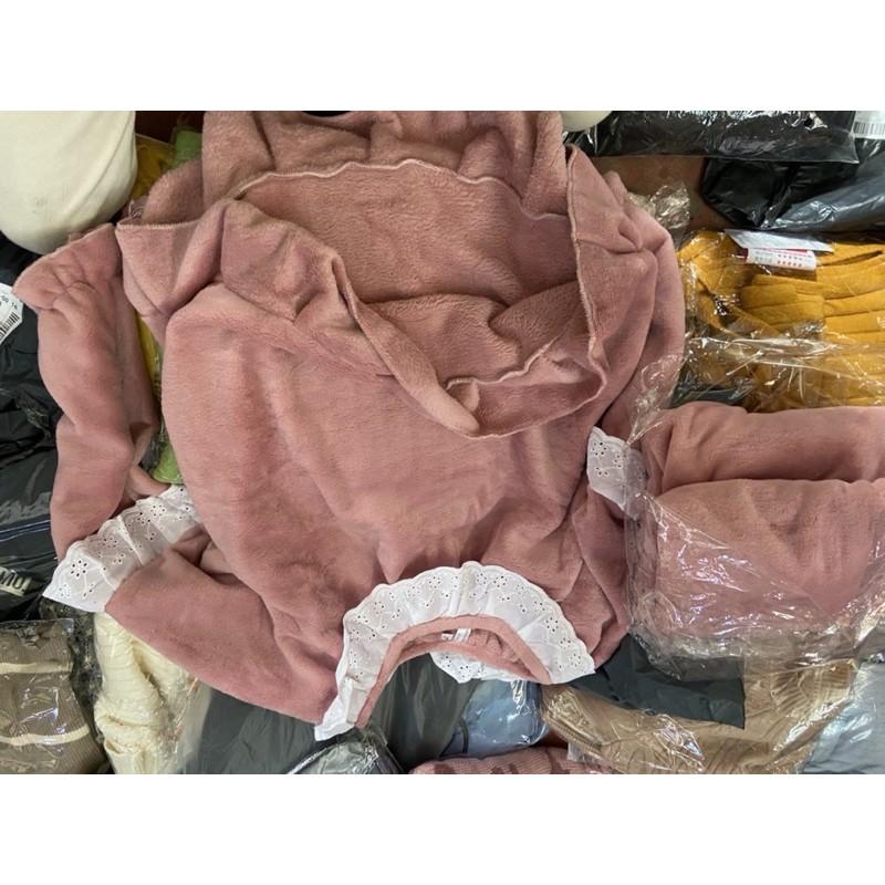 Bộ ngủ lông mịn- kèm ảnh thậtMã 334