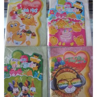 10 thiệp mời sinh nhật/thôi nôi/đầy tháng đẹp