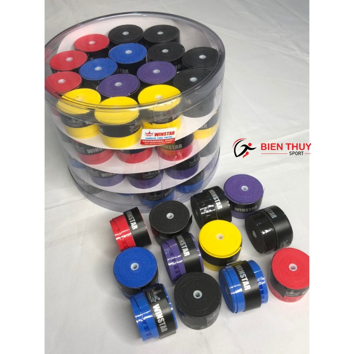 Combo10 Chiếc Quấn Cán Winstar VG002, Cuốn Cán Vợt Cầu Lông Chống Trơn (Giao Màu Ngẫu Nhiên)