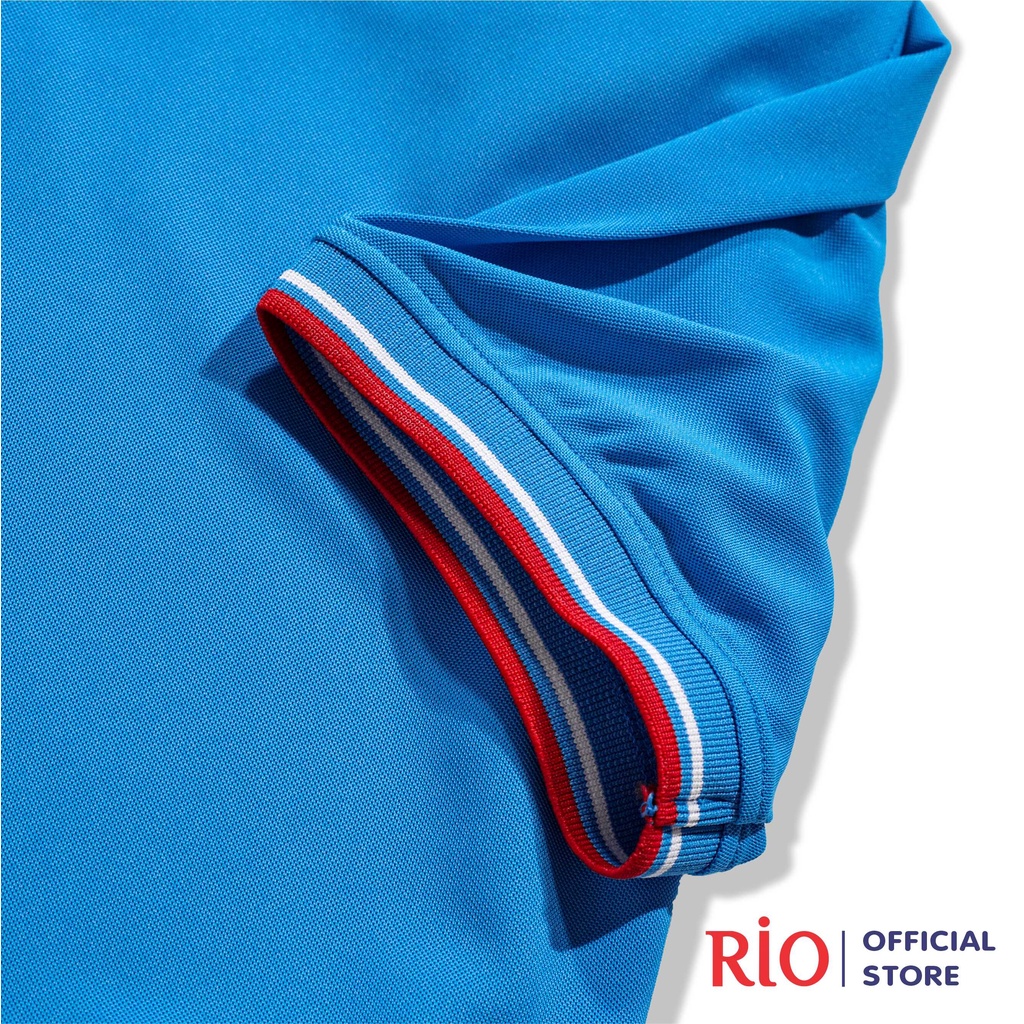 Áo Thun Nam, Áo Phông Nam Có Cổ, Cổ Trụ Tay Ngắn RIO thun cotton cao cấp dày dặn thoáng mát polo trơn hàng hiệu đẹp RIO4 | BigBuy360 - bigbuy360.vn