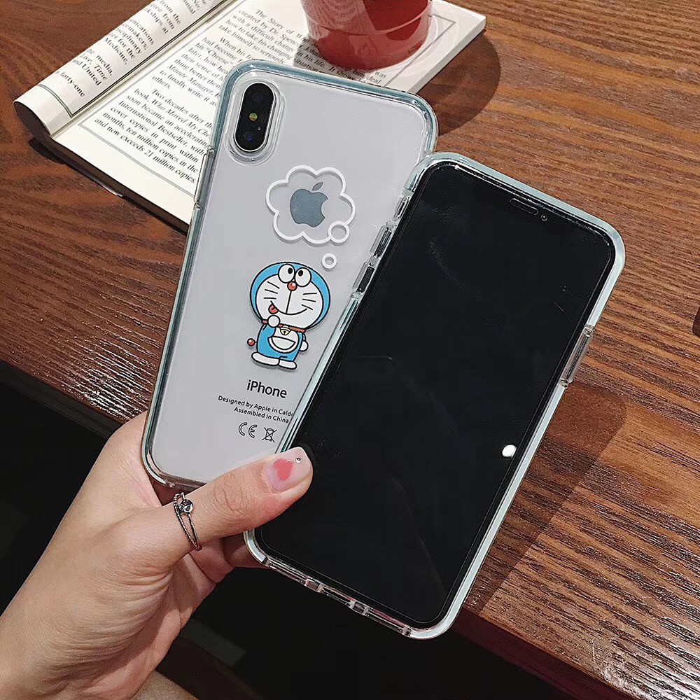 Ốp điện thoại TPU mềm in hình Doraemon cho Iphone11 11pro X XR XS max 6s 7 8 8Plus | BigBuy360 - bigbuy360.vn