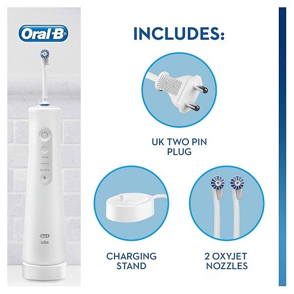 Tăm nước Oral-B Aquacare 4 không dây - Hàng chính hãng