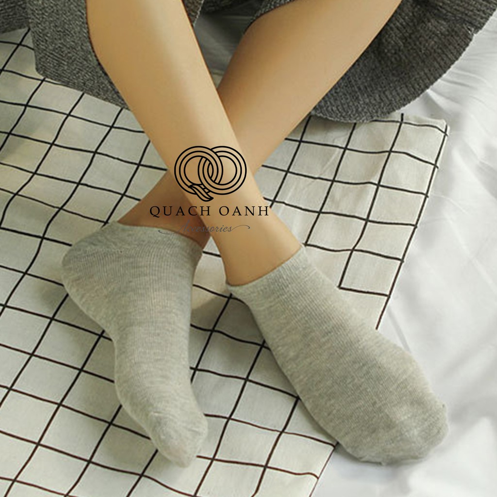 Tất vớ trơn cổ ngắn nhiều màu kiểu dáng trẻ trung - TT19