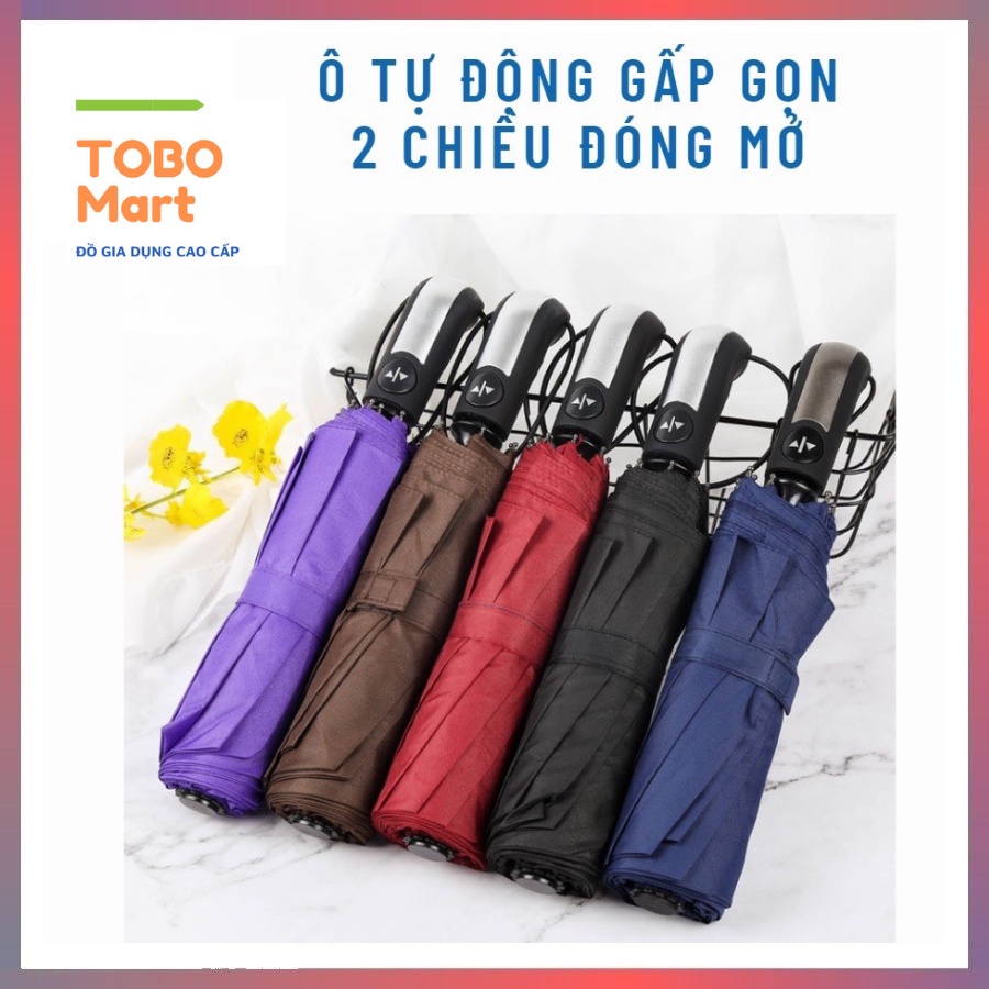 Ô dù đóng mở tự động xuất Nhật mới 2022 -10 nan cứng cáp - chống tia UV - Bh 12 tháng