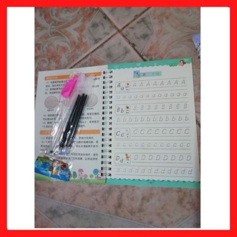SÉT 3 TẬP VIẾT CHO BÉ