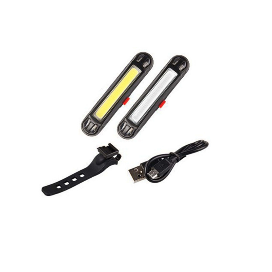 2 Đèn Trước + Sau MOSOWORLD Gắn Xe Đạp Chống Thấm Nước Với Usb Phụ Kiện