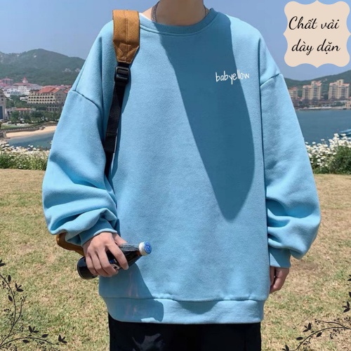 Áo khoác 🌸 Áo Sweater Tay Dài Dáng Rộng Unisex Phong Cách Hàn Quốc Trẻ Trung Cho Nam Nữ - LUXCY | BigBuy360 - bigbuy360.vn