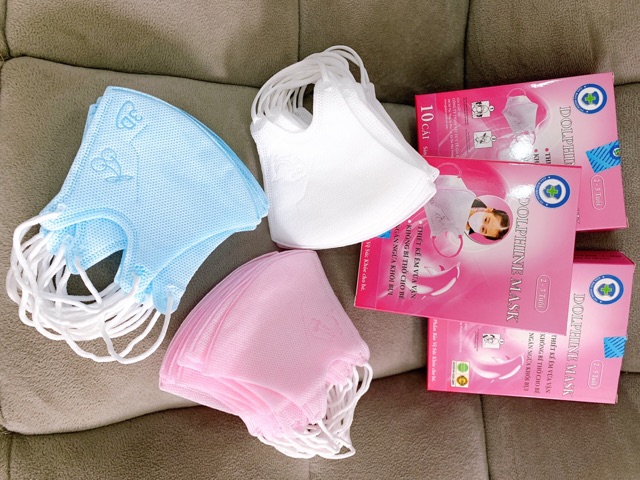 Khẩu trang 3D DOLPHIN MASK ( KHẨU TRANG DÀNH CHO BÉ TỪ 2-5 TUỔI