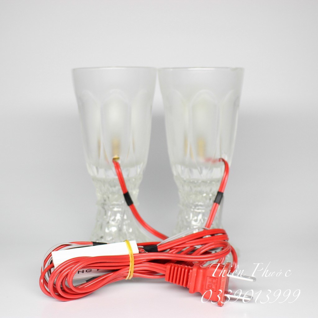 Đèn Công Giáo - Đèn Ly Điện Thuỷ Tinh Công Giáo K4