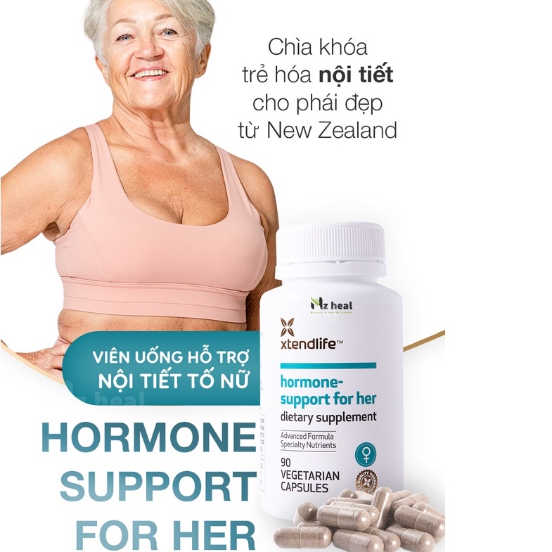 Viên Uống Tăng Nội Tiết Tố Nữ Hormone Support For Her Xtend-Life 90 Viên