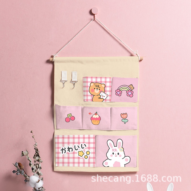 Túi treo tường bằng vải 7 ngăn tiện dụng - UniLabel