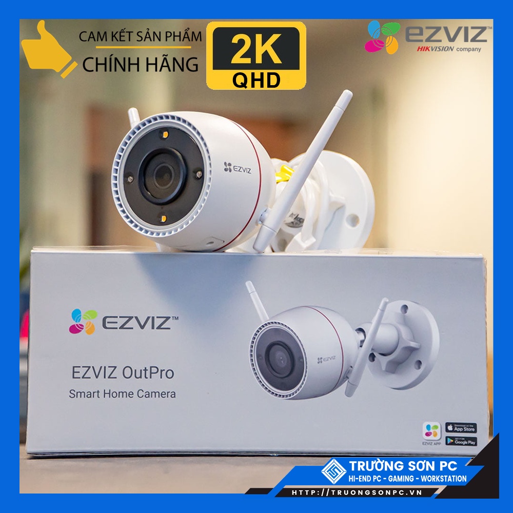 Camera EZVIZ C3TN 3.0MP/ 2.0M Full HD 1080P | Mua Kèm Thẻ Nhớ 128Gb