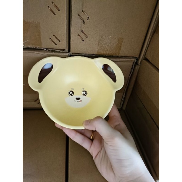 Bát sứ ăn dặm cho bé cao cấp (cún vàng)