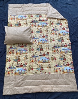 Set chăn gối 100% cotton 110x150