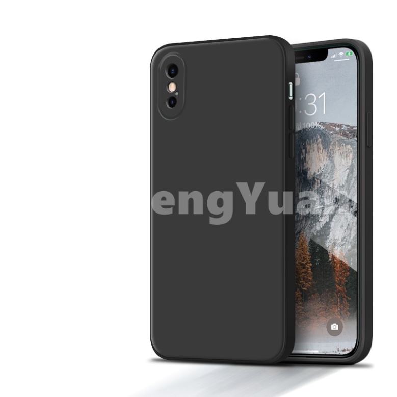 Ốp lưng dẻo màu kẹo viền cạnh vuông cho iPhone 6G/6S 6Plus 7/8Plus X/XS 11 11 Pro Max XS Max -hoanglong.store