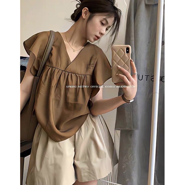 ÁO LỤA VAI BÈO SÓNG