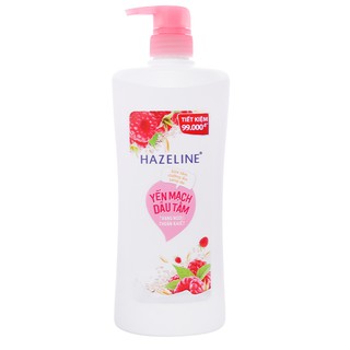 Sữa tắm dưỡng ẩm sáng da Hazeline yến mạch dâu tằm 1000ml
