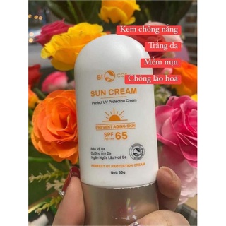 Kem Chống Nắng BioCos Sun Cream 50g - Dưỡng Ẩm, Ngăn Ngừa Lão Hoá