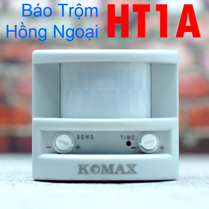 Báo Động Chống Trộm Cảm Biến Hồng Ngoại HT1A, Chống trộm hồng ngoại HT1A dùng nguồn 220V chính hãng KOMAX
