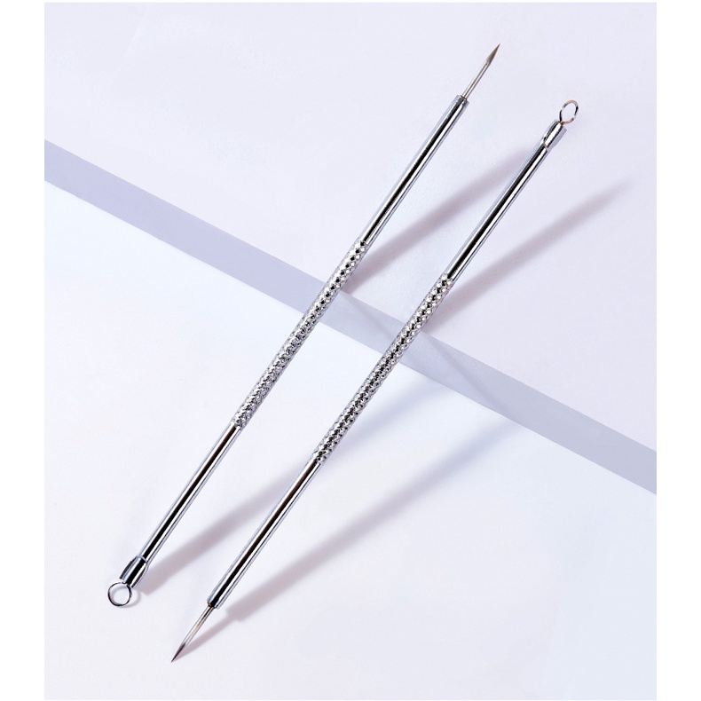 Cây nặn mụn cao cấp Yousha chống rỉ kèm bọc nhựa và vỉ đựng