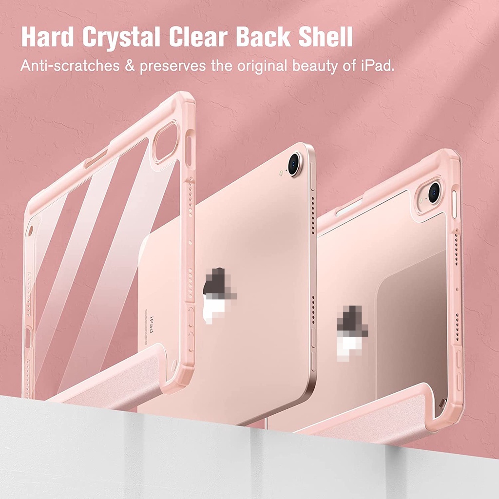 Ốp Máy Tính Bảng Trong Suốt Cho iPad 9th Gen 8th 7th 6th 5th Air5 Pro 11 Case 2020 2021 for Air 2 2018 9.7 Mini 4 5 Air 3