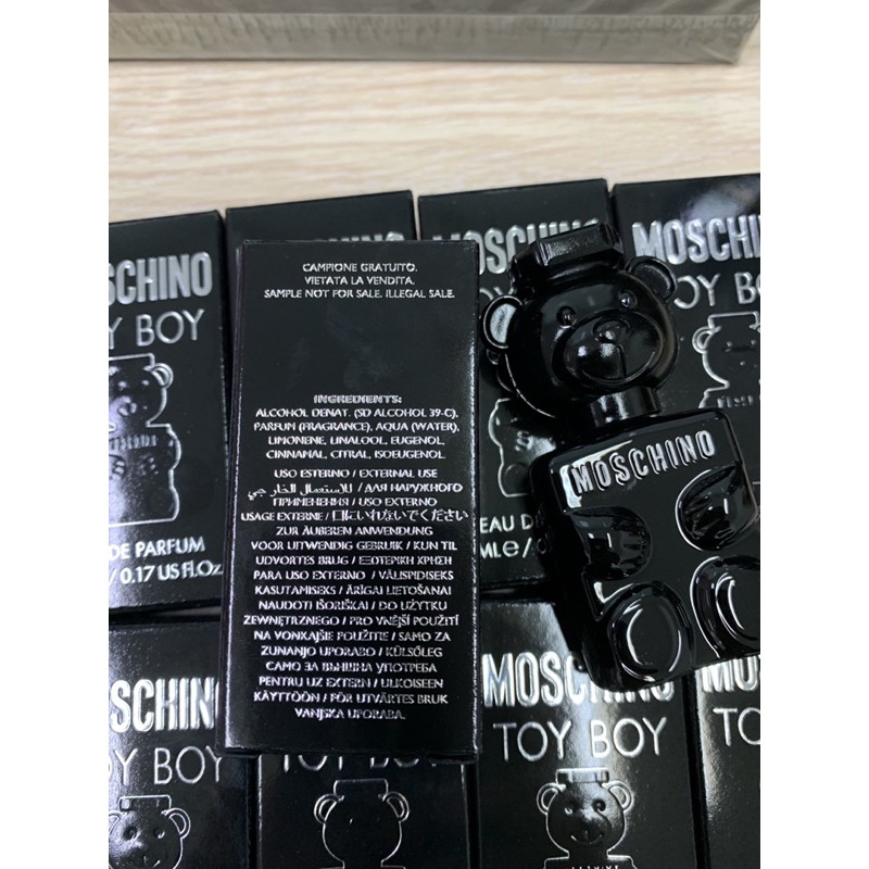 Nước hoa nam mini moschino toy boy edp 5ml