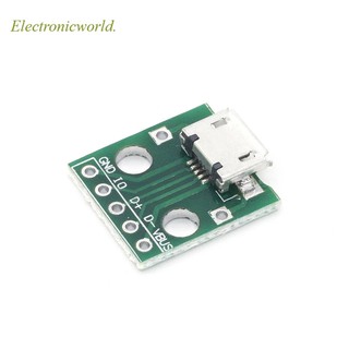 Bảng Mạch Chuyển Đổi Micro Usb Sang Dip 5pin B Type Pcb Usb-01
