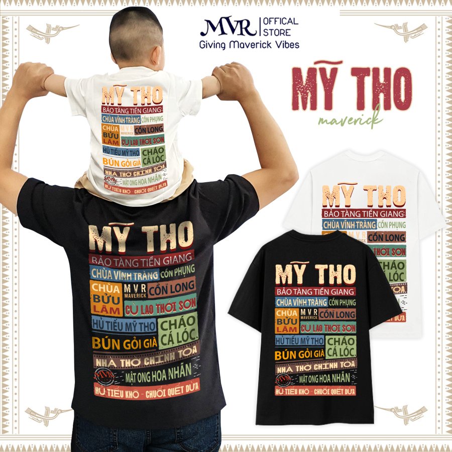 Áo thun Unisex phông cotton Mỹ Tho ao cặp gia đình fact UNDER MVR BB4242