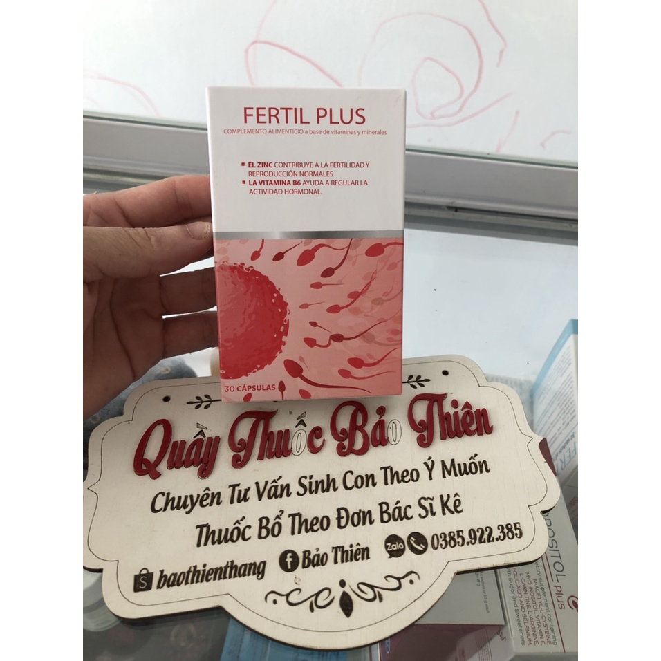 FERTIL PLUS-Viên nén hỗ trợ cải thiện chất lượng tế bào trứng
