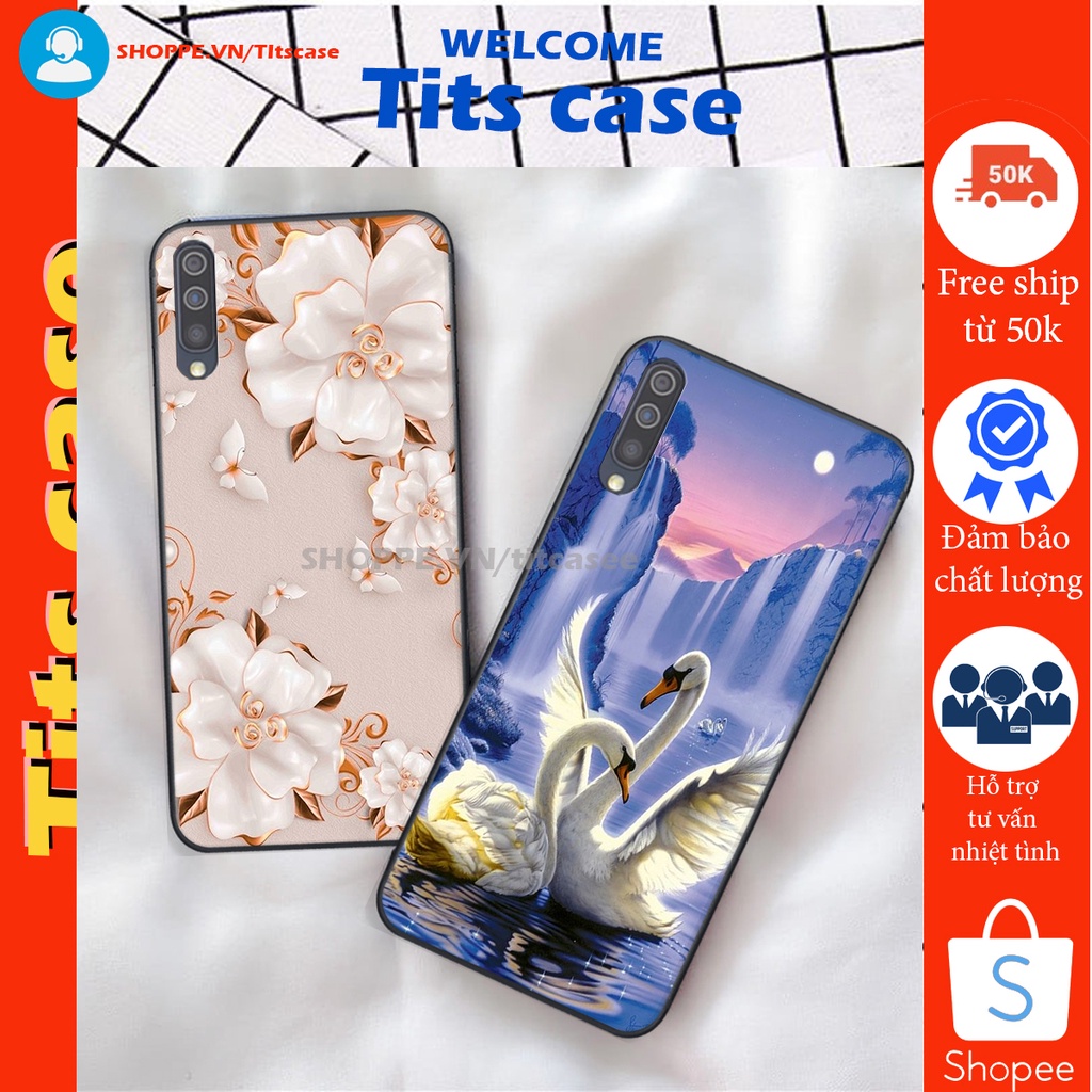 Ốp lưng Samsung Galaxy A30S / A50 / A70 in hình thiên nga,hoa may mắn, đặc sắc ĐỘC - LẠ - BỀN